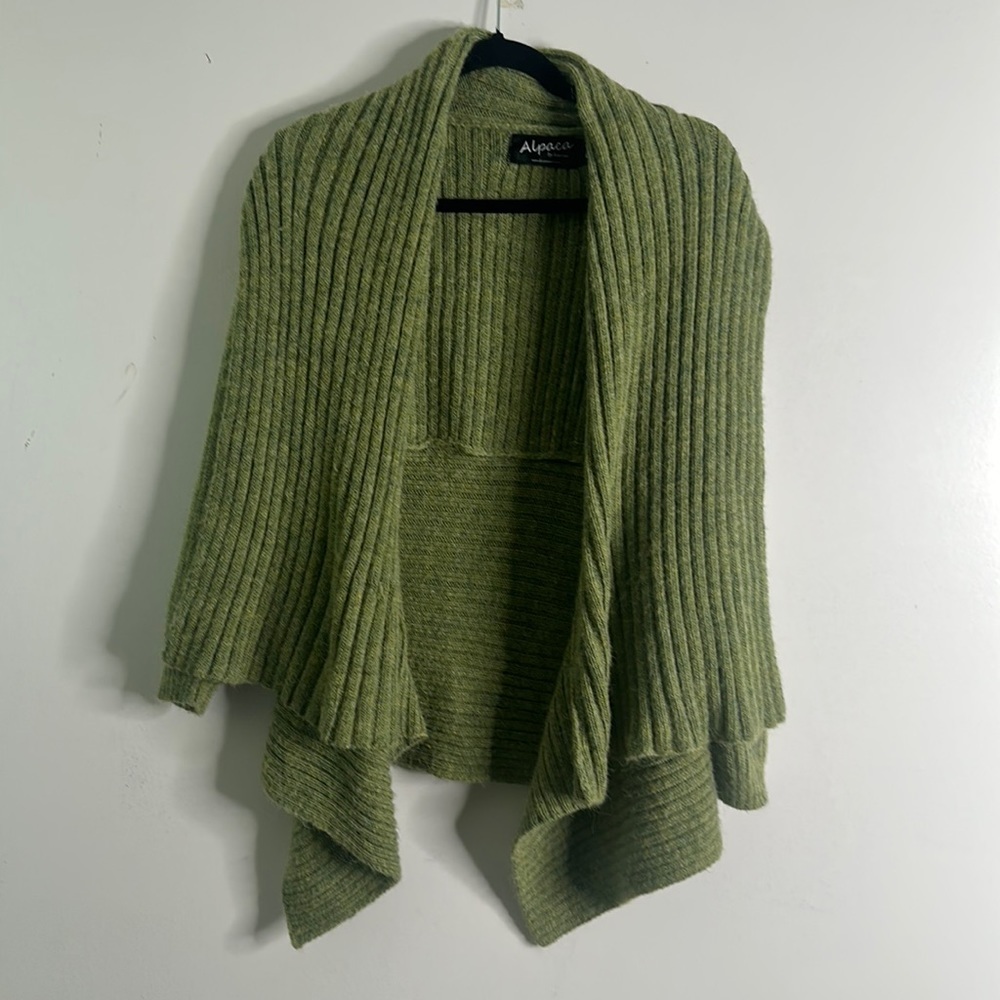 Alpaca by Karim sweater cardigan size small